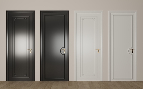 French Door 4 3d model