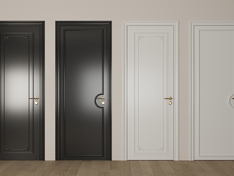 French Door 4 3d model