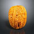 Whole Golden Brown Walnut with Textured Shell Natural Healthy Nut Snack Option