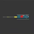 Portable Commercial Gas Cylinder Equipment With Blue Tank Yellow Wheeled Base And Red Markings