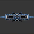 Modern Spaceship Spacecraft 3d model