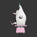 Commercial Cotton Candy Machine With Efficient Operation And Pink Base Stainless Steel Parts