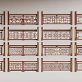 Various Styles Of Wooden Fence With Intricate Carvings And Traditional Patterns