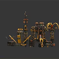 Modern Box Container 3d model