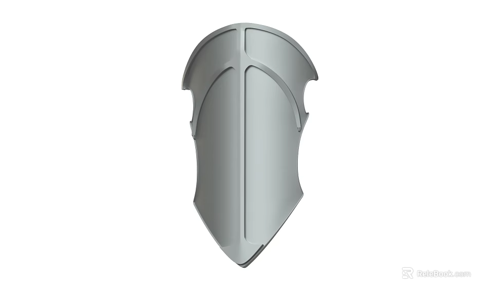 Medieval Weapon Helmet Gray Metal Knight Protective Headgear Classic Design Features 3d model 