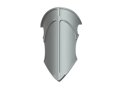Medieval Weapon Helmet Gray Metal Knight Protective Headgear Classic Design Features 3d model