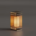 Minimalist Modern Table Lamp With Sleek Metal Frame And Soft Fabric Shade