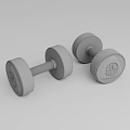 Black Dumbbells With Orange Stripes And 10 ZVA Logo Fitness Equipment For Home Gym Workout