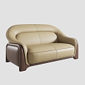 Solid Wood Sofa Chinese Sofa Multi-Person Sofa 3d model