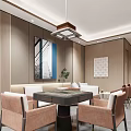 Modern Chess Room 3d model