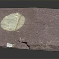 Natural Purple Red Stone Box With Smooth Surface And Circular Pattern Design