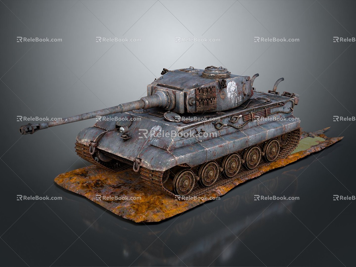 Industrial LOFT Tank Light Tank Light Armored World War II Tank World War I Tank 3d model