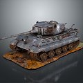 Industrial LOFT Tank Light Tank Light Armored World War II Tank World War I Tank 3d model