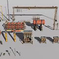 Factory Items 3d model