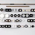 Downlights and Spotlights Modern Design Various Styles Black White Silver Ceiling Lighting Fixtures
