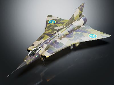 Hyundai Fighter Supersonic Fighter model