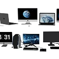 Desktop Computer Apple Computer All-in-One Computer Audio Notebook Computer Office Computer Apple 3d model