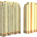 High Rise Residential Building With Beige Exterior And Modern Architectural Design