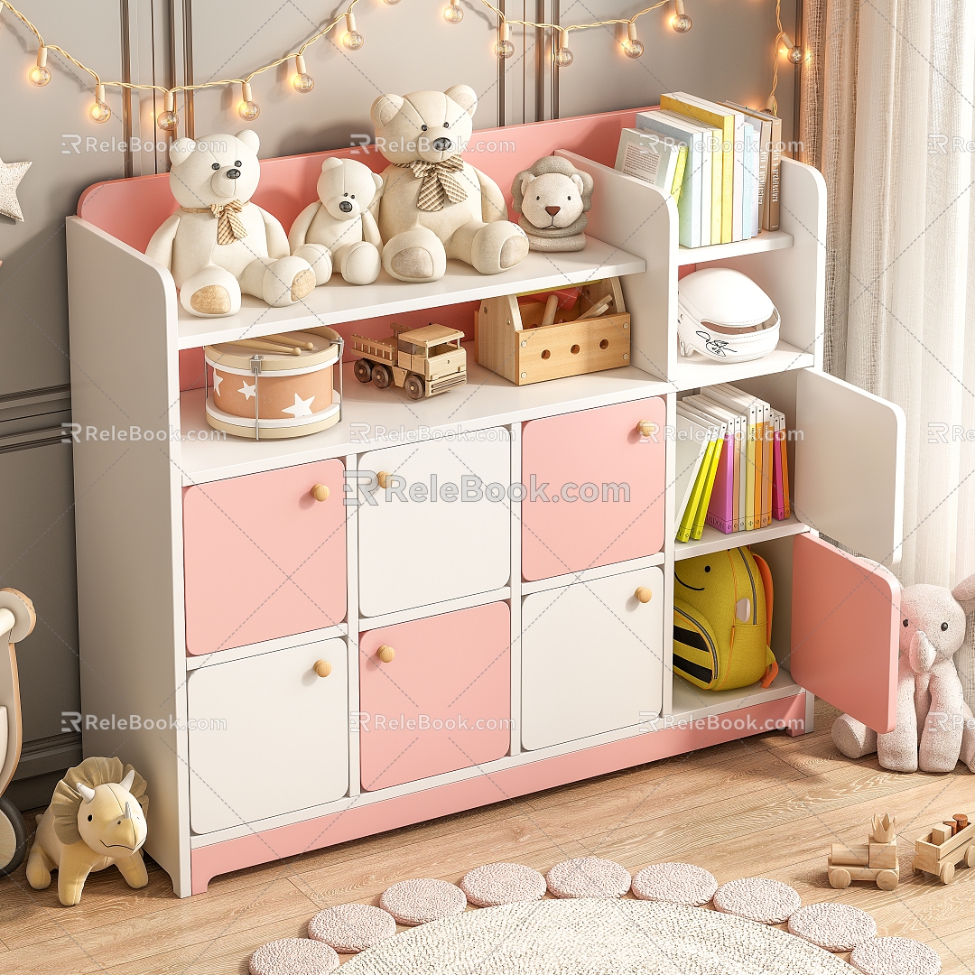 Children's storage cabinet 3d model