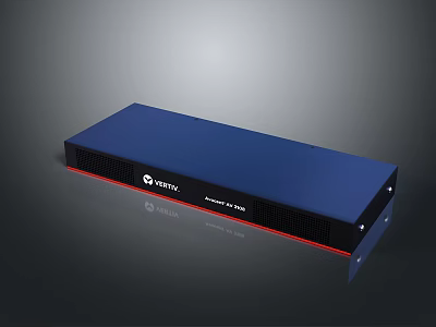 Fortinet Blue Router And Firewall Network Security Device With High Performance 3d model