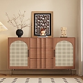 Antique Entrance Cabinet Sideboard Side Cabinet 3d model