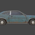 Abandoned Pinto Car 3d model