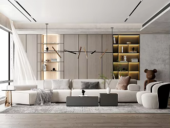 The Silent Living Room 3d model