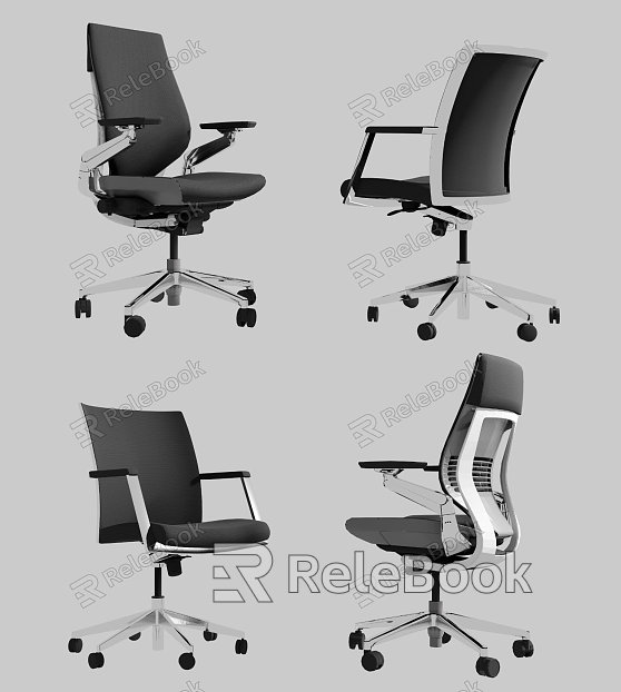 Modern office chair model