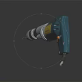 Blue Corded Electric Drill With Powerful Motor And Ergonomic Design For DIY Projects