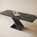 Modern dining table 3d model