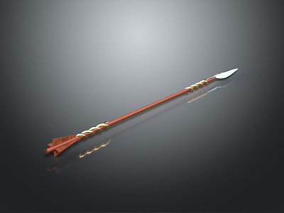 Bow crossbow bow arrow 3d model