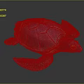 Modern Turtle Cartoon Turtle 3d model