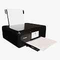 Modern Other Printer Canon Black PIXMA 3d model