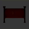 Wooden Outdoor Bench With Dark Brown Finish Classic Design Carved Armrests And Ornate Legs