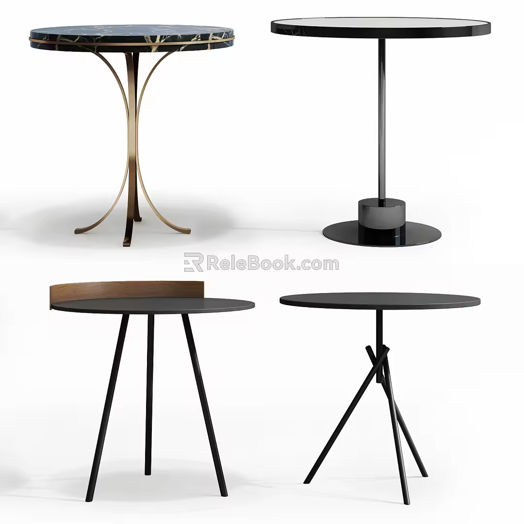 Modern round several sides several 3d model