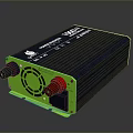 Green and Blue 12V to 110V Power Inverter for Computer Power Supply Device