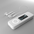 Modern Music Digital MP3 Headset 3d model