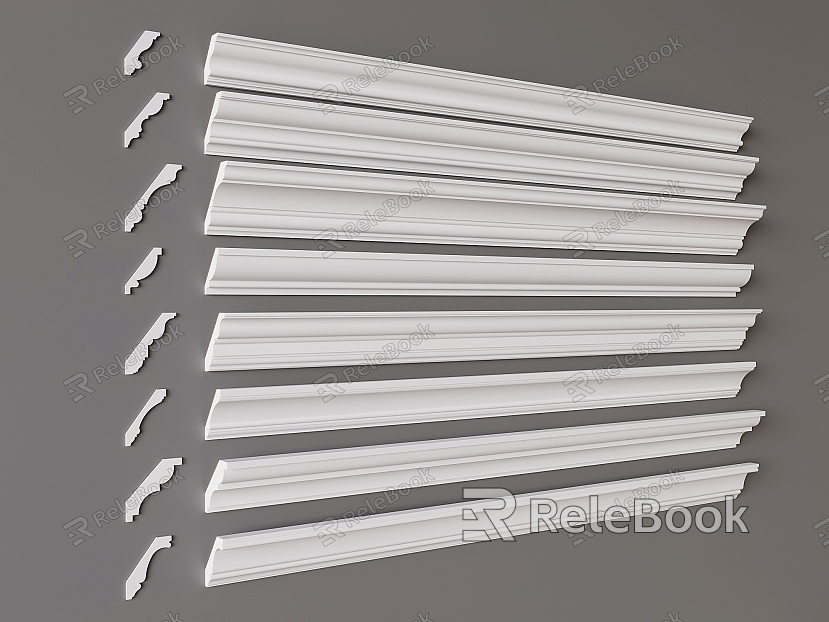 Gypsum line top corner line shade corner line gypsum line ceiling corner line model