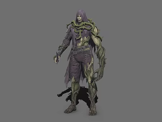 Secret Realm Tree Man Warrior Humanoid Tree Essence 3d model