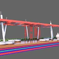 Various Pergola Designs With Colorful Roofs Wooden Structures And Grass Surroundings