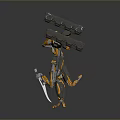Mech Warrior Mech Soldier Machine Battlearm Mechanical Battlearm Machine Fighter Robot 3d model