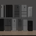 Modern Refrigerators and Freezers Various Styles Double Multi Door White Gray Black