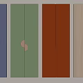 Modern Wardrobe Doors In Multiple Colors With Various Handle Designs For Home Interior Decor