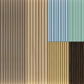 Wall Panels In Various Colors For Decoration 3d model