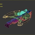 Crossbow Crossbow Crossbow Crossbow Mechanical Crossbow Shift Bow and Arrow Shoot Far Equipment Weapons High-tech Crossbow 3d model