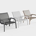 POLTRONA outdoor metal chair 3d model