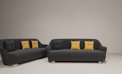 European-style sofa 3d model