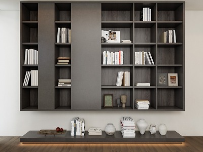 Modern Bookcase Bookshelf model