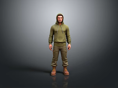 Men Handsome Men Young Teenagers Male Characters Boy Realistic Men 3d model