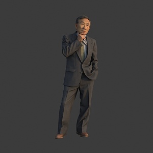 Suit Old Man 3d model